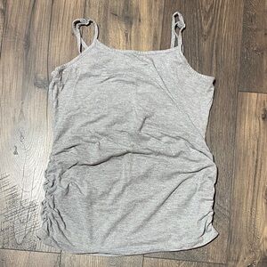 Gray Women's Maternity Tank Top